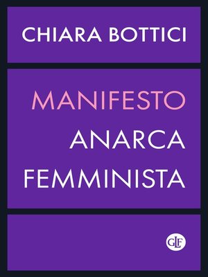 cover image of Manifesto anarca-femminista